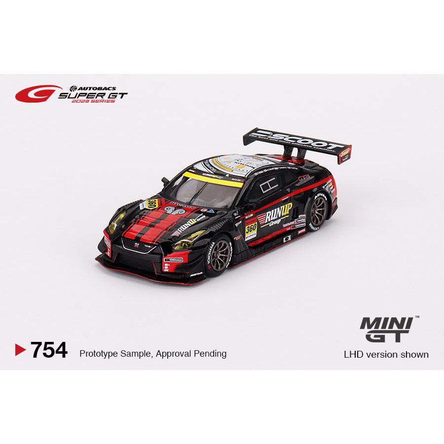 [HÀNG CÓ SẴN] Mocus Mô hình xe Mini GT 1:64 Nissan GT-R NISMO GT3 #360 "RUNUP RIVAUX GT-R" TOMEI SPORTS 2023 754