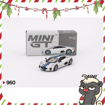 [HÀNG CÓ SẴN] Mocus Mô hình xe Mini GT 1:64 Jaguar C-X75 Silver 960
