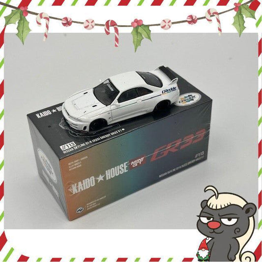 [HÀNG CÓ SẴN] Mô hình xe KAIDO HOUSE 1:64 Nissan Skyline GT-R(R33) Greddy GR33 V1 KHMG113