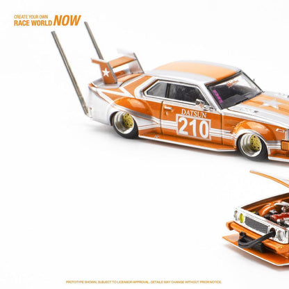 [HÀNG CÓ SẴN] Mô hình xe POPRACE 1:64 Skyline C210 Kaido Racer Bosozuku style PR640026