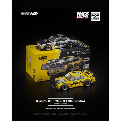 [HÀNG CÓ SẴN ]Inbox shop  Mô hình xe POPRACE 1:64 TMCS Singapore 2025 Skyline GT-R V8 Drift ( Hakosuka) PR640296