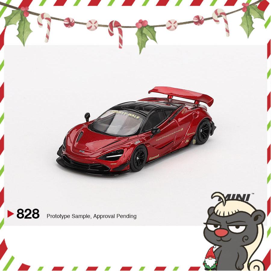 [HÀNG CÓ SẴN] Mocus Mô hình xe Mini GT 1:64 McLaren 720S LBWorks Gem Red 828