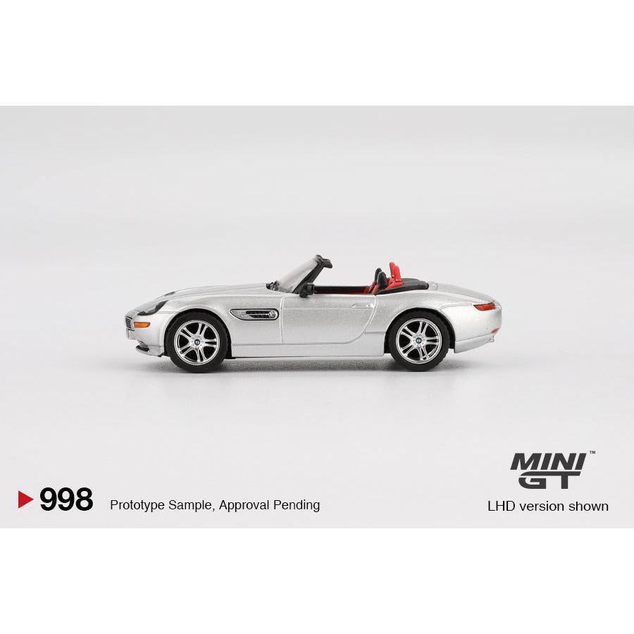 [HÀNG CÓ SẴN] Mocus Mô hình xe Mini GT 1:64 BMW Z8 Silver 998