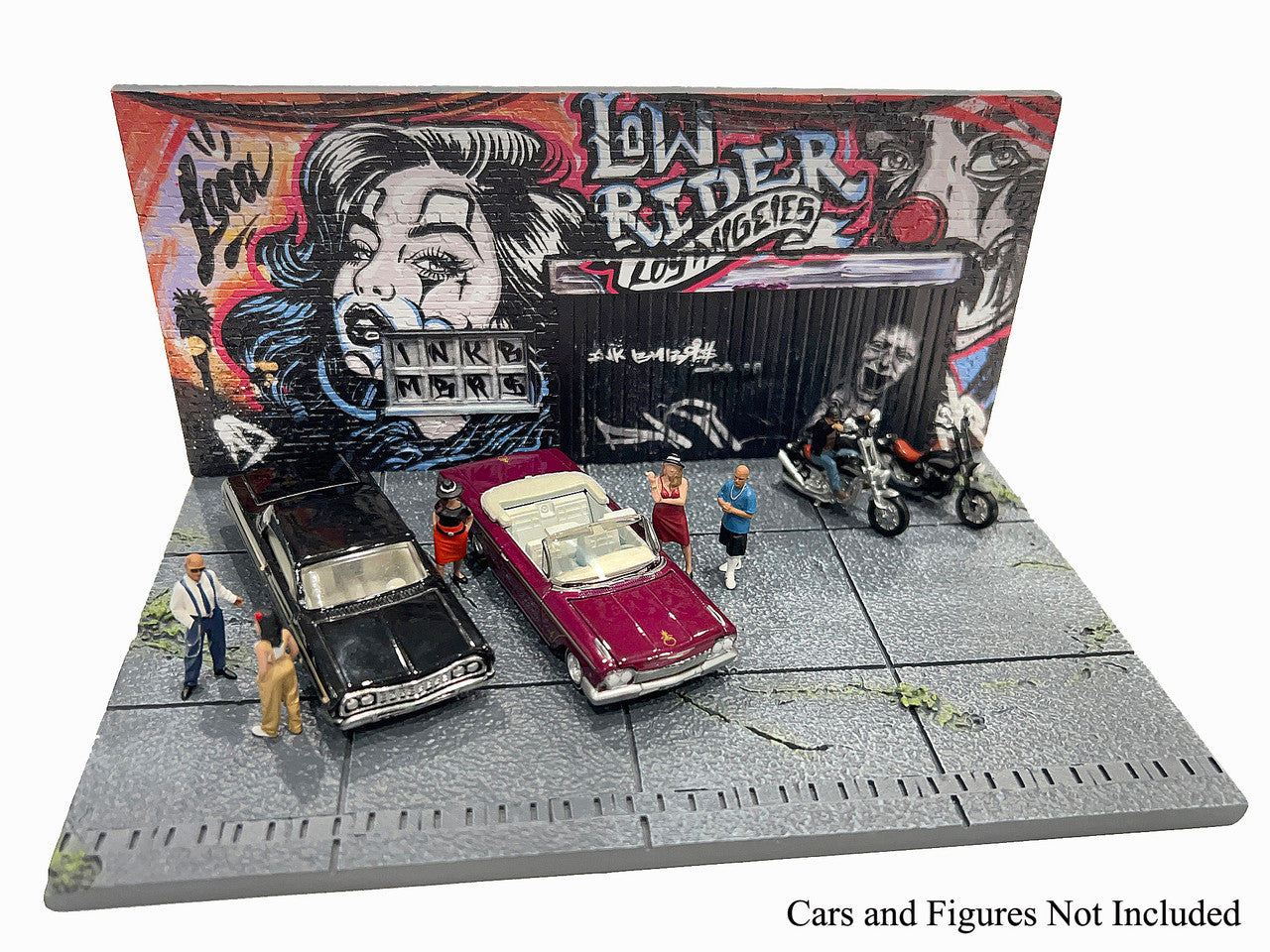 Mô hình nhân vật American Diorama 1:64 Street Art Diorama - LA Lowrider