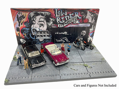 Mô hình nhân vật American Diorama 1:64 Street Art Diorama - LA Lowrider