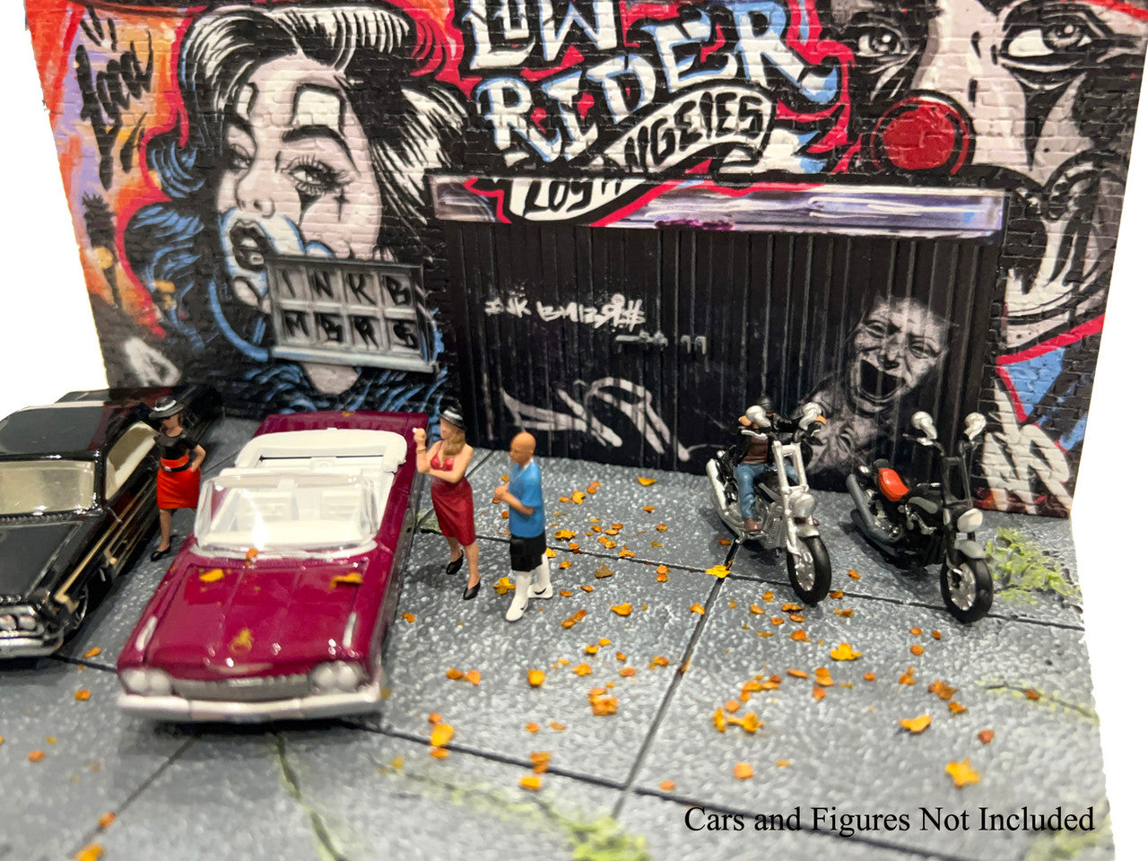 Mô hình nhân vật American Diorama 1:64 Street Art Diorama - LA Lowrider