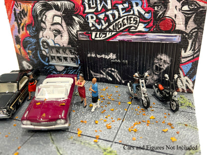 Mô hình nhân vật American Diorama 1:64 Street Art Diorama - LA Lowrider