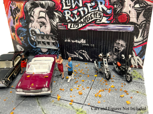 Mô hình nhân vật American Diorama 1:64 Street Art Diorama - LA Lowrider