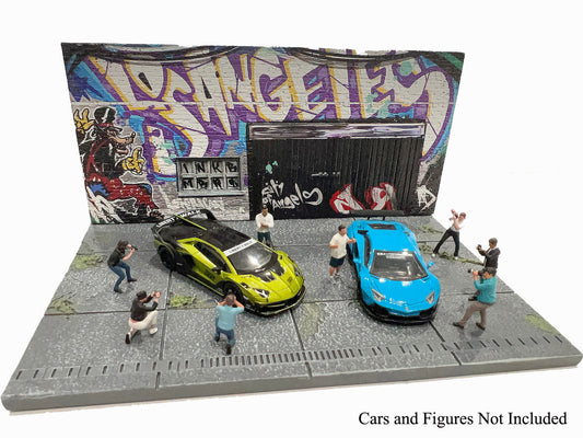Mô hình nhân vật American Diorama 1:64 Street Art Diorama - LA Graffiti