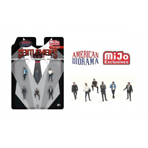Mô hình American Diorama 1:64 AD-64528MJ 1:64 Limited Edition Die Cast Figure Set - Gentlemen's Club - AD-64528MJ
