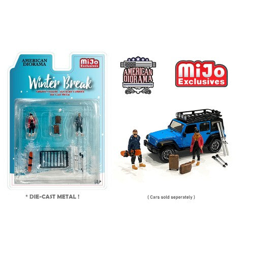 Mô hình American Diorama 1:64 AD-76462MJ 1:64 Limited Edition Die Cast Figure Set - Winter Break - AD-76462MJ