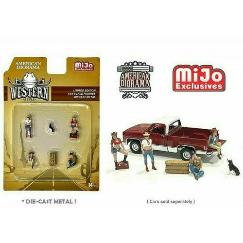 Mô hình American Diorama 1:64 AD-76485MJ 1:64 Limited Edition Die Cast Figure Set - Western Style - AD-76485MJ