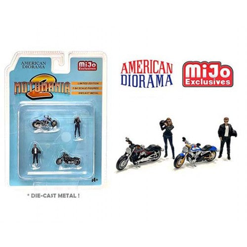 Mô hình American Diorama 1:64 AD-76490MJ 1:64 Limited Edition Die Cast Figure Set - Motomania 2 - AD-76490MJ