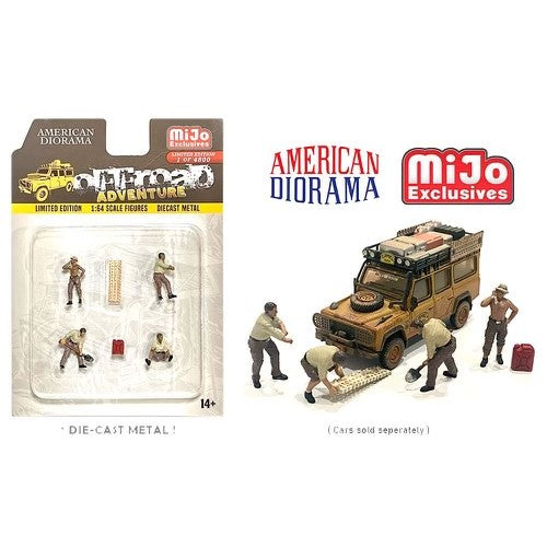 Mô hình American Diorama 1:64 AD-76492MJ 1:64 Limited Edition Die Cast Figure Set - Off Road Adventure - AD-76492MJ