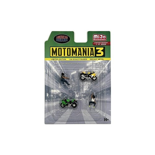 Mô hình American Diorama 1:64 AD-76499MJ 1:64 Limited Edition Die Cast Figure Set - Motomania 3 - AD-76499MJ