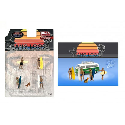 Mô hình American Diorama 1:64 AD-76500MJ 1:64 Limited Edition Die Cast Figure Set - Hang Loose - AD-76500MJ