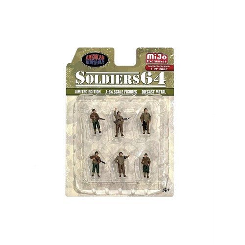 Mô hình American Diorama 1:64 AD-76502MJ 1:64 Limited Edition Die Cast Figure Set - Soldiers64 - AD-76502MJ