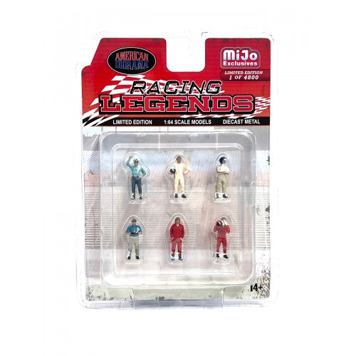 Mô hình American Diorama 1:64 AD-76503MJ 1:64 Limited Edition Die Cast Figure Set - Racing Legends - AD-76503MJ