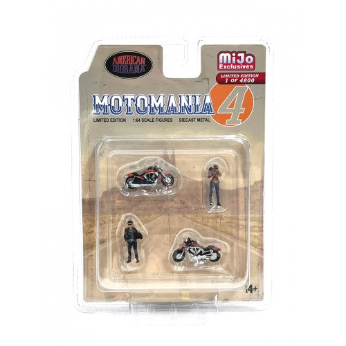 Mô hình American Diorama 1:64 AD-76504MJ 1:64 Limited Edition Die Cast Figure Set - Motomania 4 - AD-76504MJ