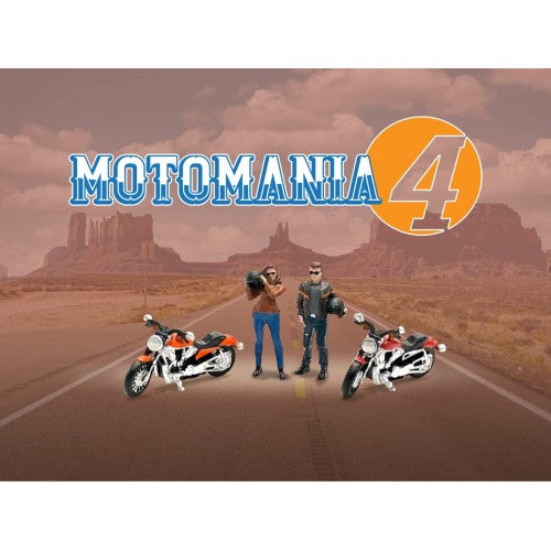 Mô hình American Diorama 1:64 AD-76504MJ 1:64 Limited Edition Die Cast Figure Set - Motomania 4 - AD-76504MJ