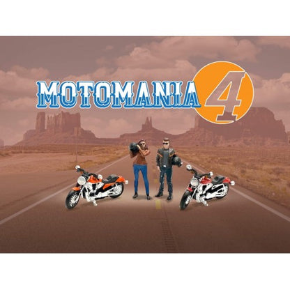 Mô hình American Diorama 1:64 AD-76504MJ 1:64 Limited Edition Die Cast Figure Set - Motomania 4 - AD-76504MJ