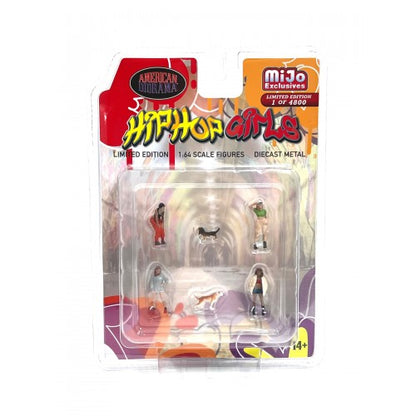 Mô hình American Diorama 1:64 AD-76505MJ 1:64 Limited Edition Die Cast Figure Set - Hip Hop Girls - AD-76505MJ