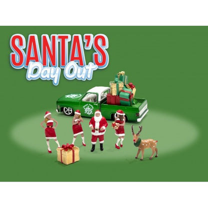 Mô hình American Diorama 1:64 AD-76508MJ 1:64 Limited Edition Die Cast Figure Set - Santa's Day Out - AD-76508MJ