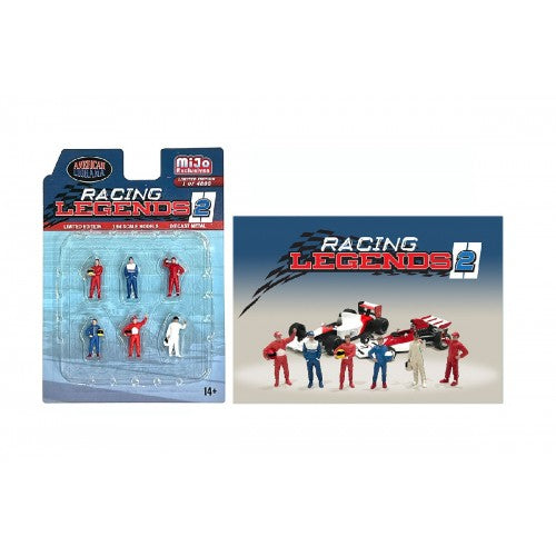 Mô hình American Diorama 1:64 AD-76511MJ 1:64 Limited Edition Die Cast Figure Set - Racing Legends 2 - AD-76511MJ