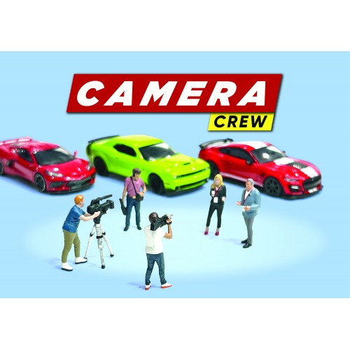 Mô hình American Diorama 1:64 AD-76526MJ 1:64 Limited Edition Die Cast Figure Set - Camera Crew - AD-76526MJ