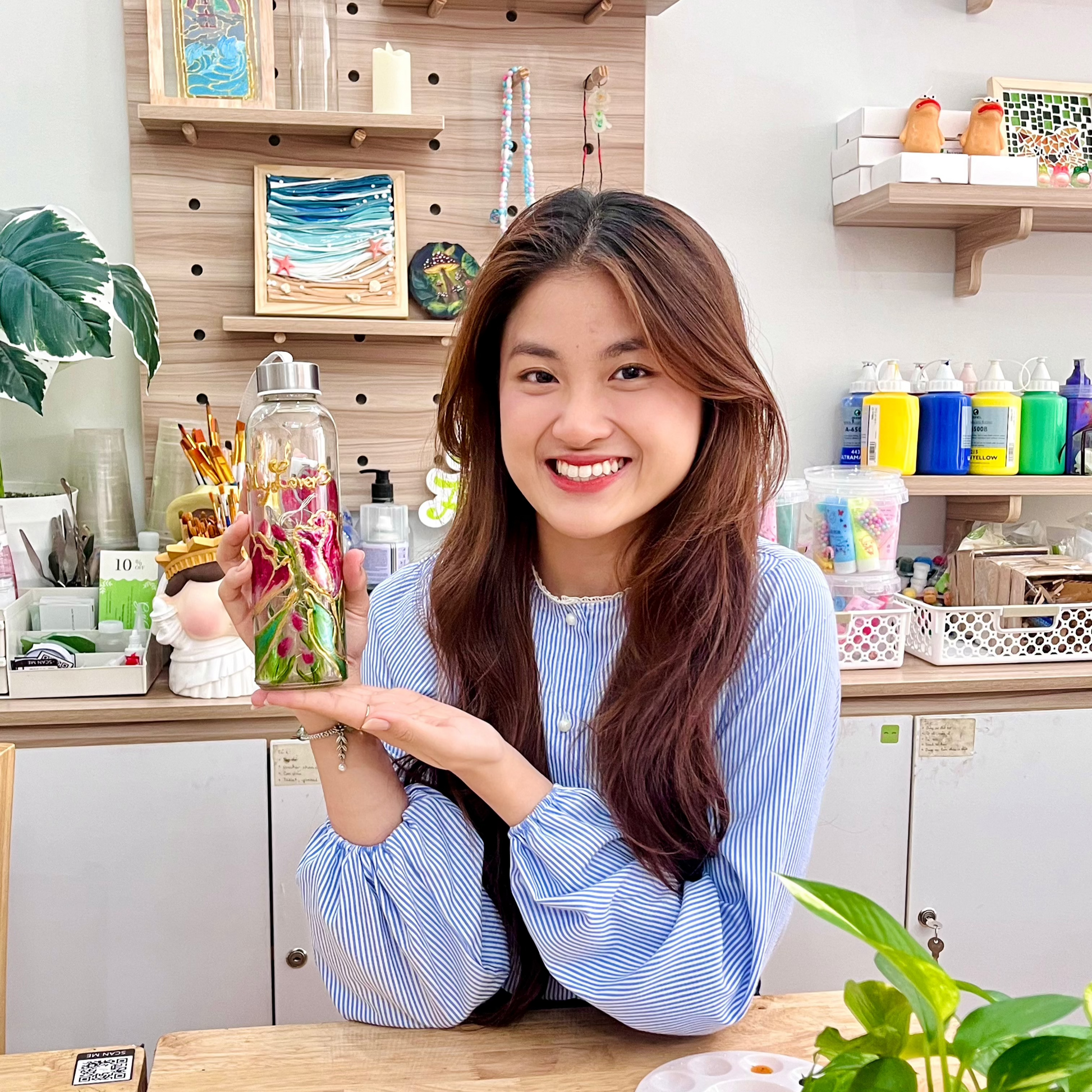 Trang trí bình thủy tinh - Tháng 3 2025 - Mocus Gift & Toys