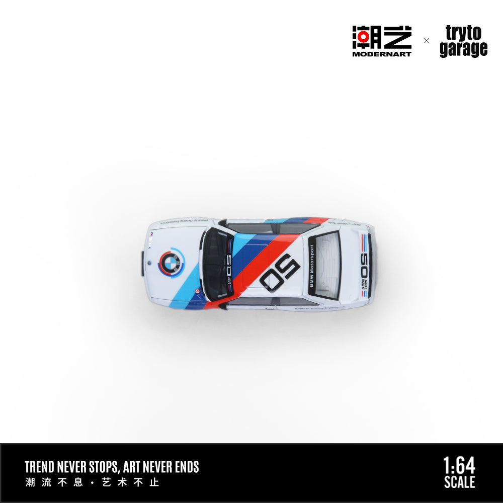 [PRE-ORDER] Sắp ra mắt tháng 01/2026 Mô hình Xe TaoYi MD & trytogarage Hợp tác 1:64 BMW E30 M3 DTM