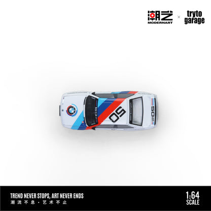 [PRE-ORDER] Sắp ra mắt tháng 01/2026 Mô hình Xe TaoYi MD & trytogarage Hợp tác 1:64 BMW E30 M3 DTM