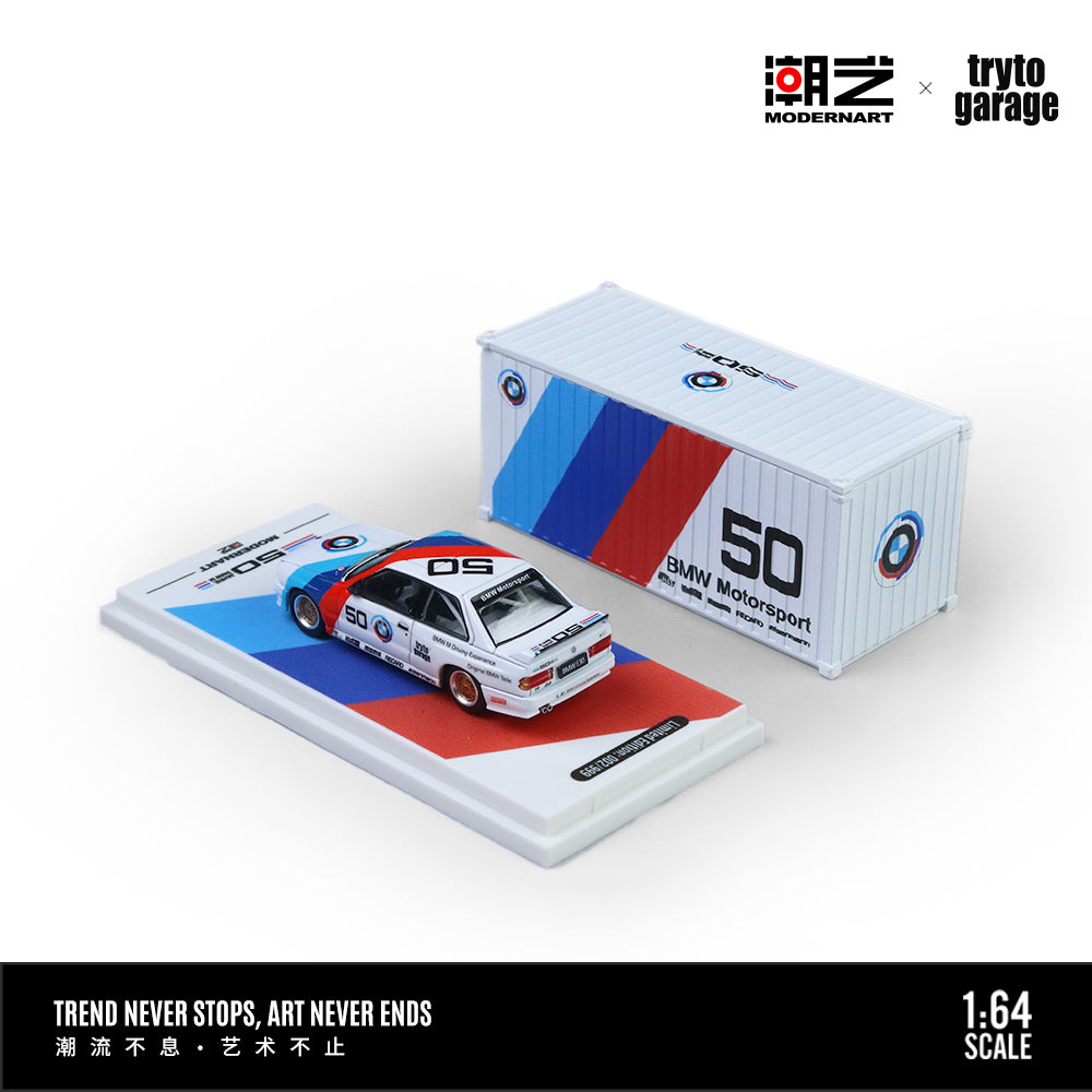 [PRE-ORDER] Sắp ra mắt tháng 01/2026 Mô hình Xe TaoYi MD & trytogarage Hợp tác 1:64 BMW E30 M3 DTM