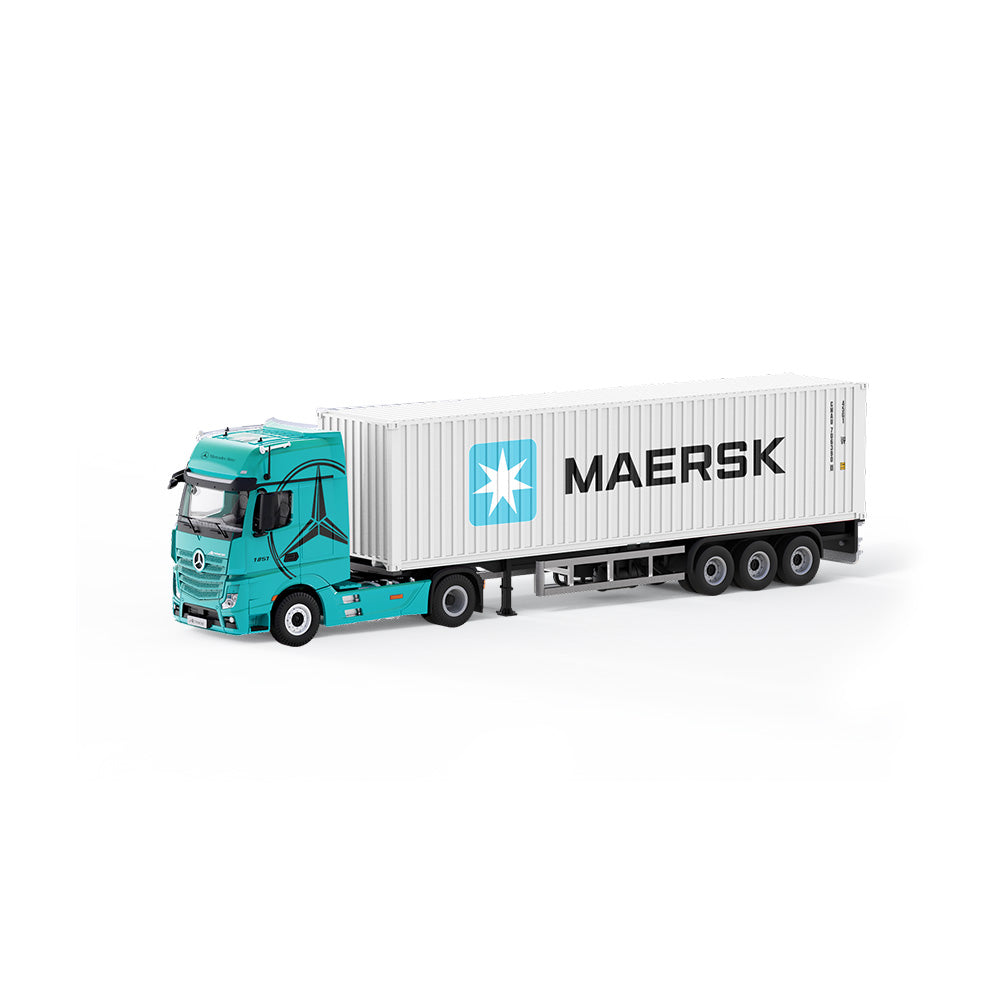 Mô hình xe TimeMicro & Perka 1:64 Mercedes- Benz Actros Container Xe tải hợp kim