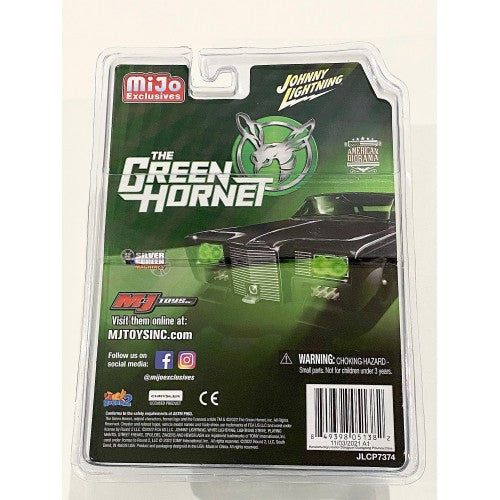 Mô hình American Diorama 1:64 JOHNNY LIGHTNING 1:64 THE BLACK BEAUTY GREEN HORNET with KATO FIGURES - JLCP7374
