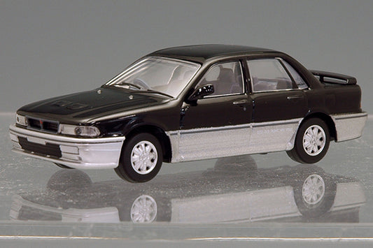 Mô hình xe Tomyca Limited Vintage TLV 1:64 Mitsubishi Galant VR-4 (black/silver) | LV-N05b