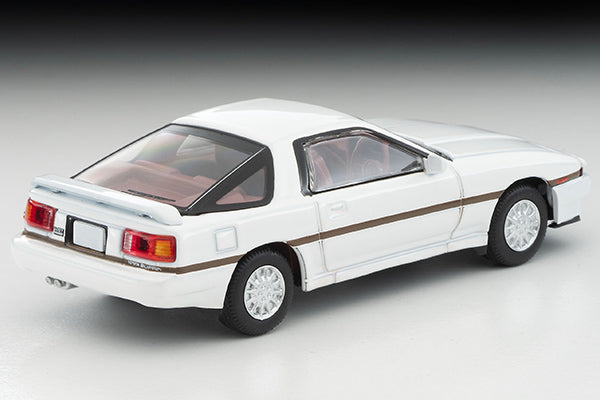 Mô hình xe Tomyca Limited Vintage TLV 1:64 Toyota Supra 3.0 GT Turbo (white) 1986 model | LV-N106e