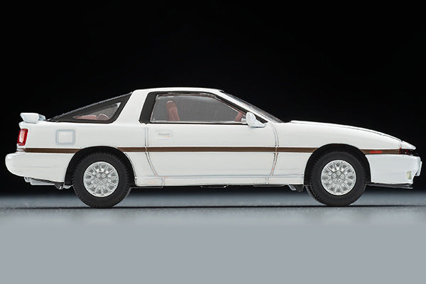 Mô hình xe Tomyca Limited Vintage TLV 1:64 Toyota Supra 3.0 GT Turbo (white) 1986 model | LV-N106e