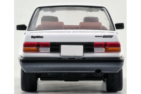 Mô hình xe Tomyca Limited Vintage TLV 1:64 Sunny 1500 Super Saloon (white/gray) | LV-N10c