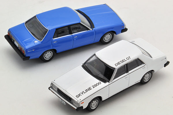Mô hình xe Tomyca Limited Vintage TLV 1:64 Skyline 2000 Turbo GT-ES (blue) | LV-N111a