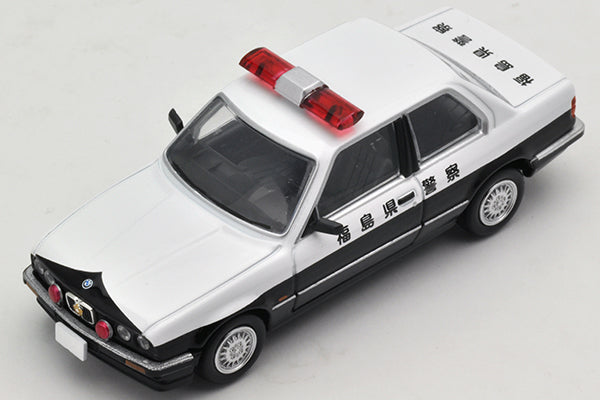Mô hình xe Tomyca Limited Vintage TLV 1:64 BMW325i 2-door police car (Fukushima Prefectural Police) | LV-N113a