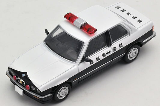 Mô hình xe Tomyca Limited Vintage TLV 1:64 BMW325i 2-door police car (Fukushima Prefectural Police) | LV-N113a