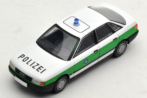 Mô hình xe Tomyca Limited Vintage TLV 1:64 Audi 80 2.0E Police Car | LV-N114a