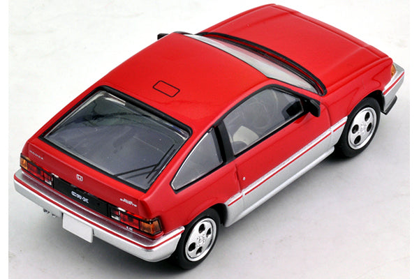Mô hình xe Tomyca Limited Vintage TLV 1:64 Honda Ballade Sports CR-X 1.5i (red/silver) | LV-N124a