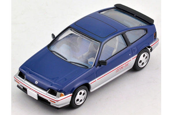 Mô hình xe Tomyca Limited Vintage TLV 1:64 Honda Ballade Sports CR-X 1.5i (Blue/Silver) | LV-N124c