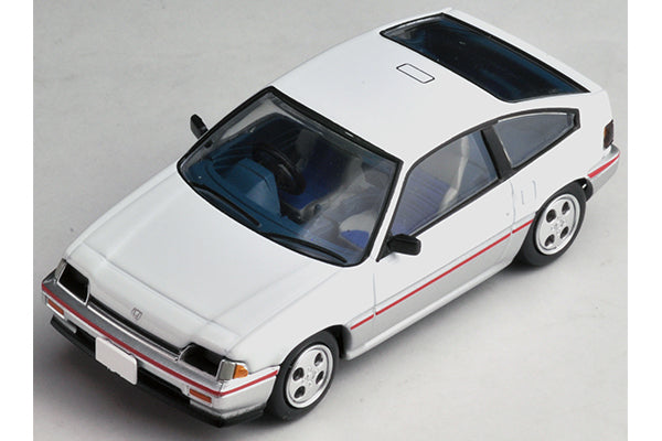 Mô hình xe Tomyca Limited Vintage TLV 1:64 Honda Ballade Sports CR-X 1.5i (white/silver) | LV-N124d