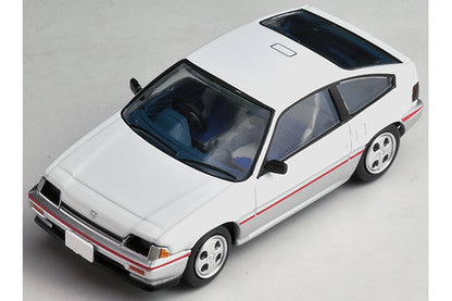 Mô hình xe Tomyca Limited Vintage TLV 1:64 Honda Ballade Sports CR-X 1.5i (white/silver) | LV-N124d