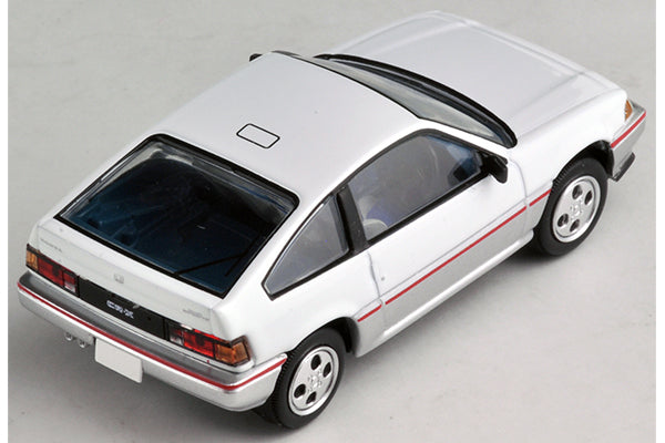 Mô hình xe Tomyca Limited Vintage TLV 1:64 Honda Ballade Sports CR-X 1.5i (white/silver) | LV-N124d