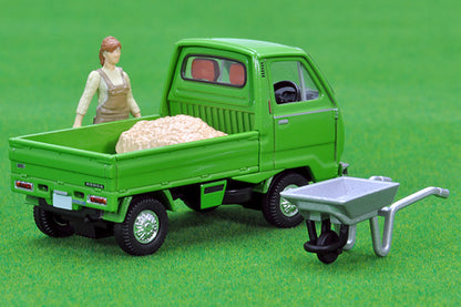 Mô hình xe Tomyca Limited Vintage TLV 1:64 Honda TN-V Super Deluxe (green) with figure | LV-N15c