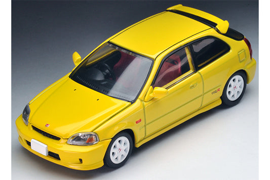 Mô hình xe Tomyca Limited Vintage TLV 1:64 Civic Type R 1999 (yellow) | LV-N165a